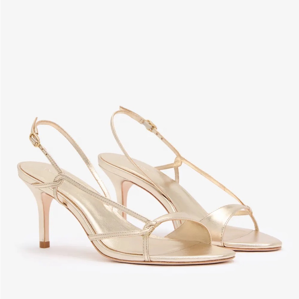 Reformation Gold Nino Strappy Heels Size 7 💛🫶